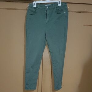 LOFT Women's Olive Skinny Jeans